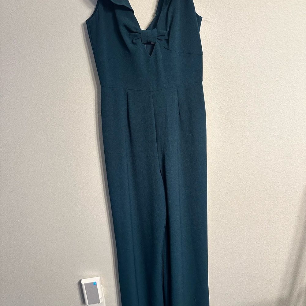 Chic Dark Teal Sleeveless Jumpsuit
